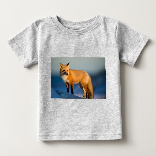 Brown Fox Baby T-shirt (Vorderseite)