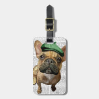 Brown French Bulldog mit Grünem Hut 2