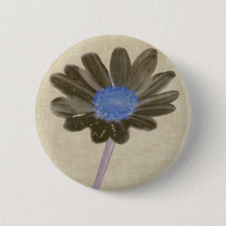 Brown-Gänseblümchen-Knopf Button