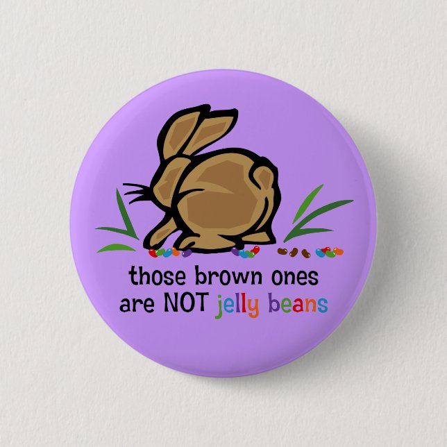 Brown-Geleebonbons Button (Vorderseite)