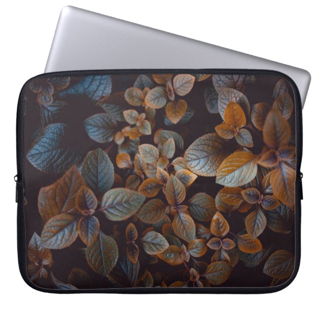 BROWN-GELEITETE PFLANZE LAPTOPSCHUTZHÜLLE (Vorderseite)