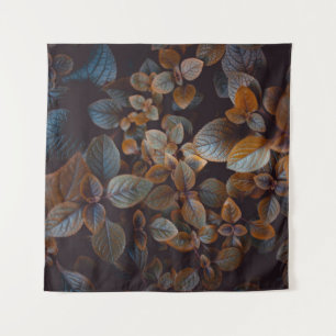 BROWN-GELEITETE PFLANZE WANDTEPPICH