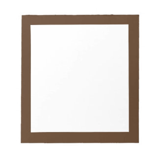Brown Gerahmt Sketchbook Notepad Notizblock