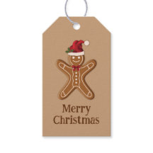 Brown Gingerbrot Weihnachtskost mit Text