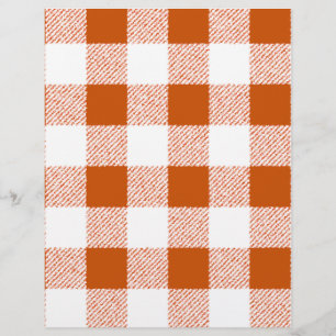 Brown Gingham Karo Pattern Flyer