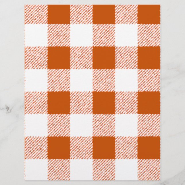Brown Gingham Karo Pattern Flyer (Vorne)