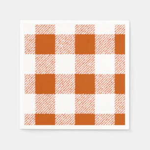 Brown Gingham Karo Pattern Serviette