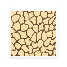 Brown Giraffe Pattern – Minimal Animal Print