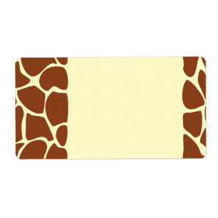 Brown-Giraffen-Druck-Muster