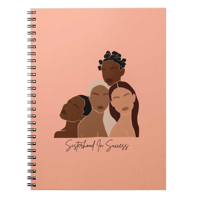Brown Girls Spiral Book Notizblock (Vorderseite)