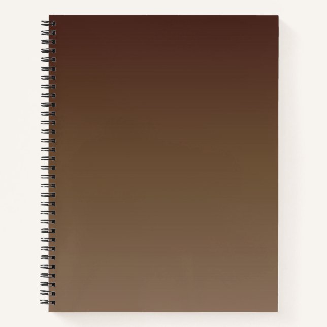 Brown Gradient Notizbuch (Vorderseite)