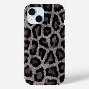 Brown Grey Black Leopard Animal Case-Mate iPhone Hülle