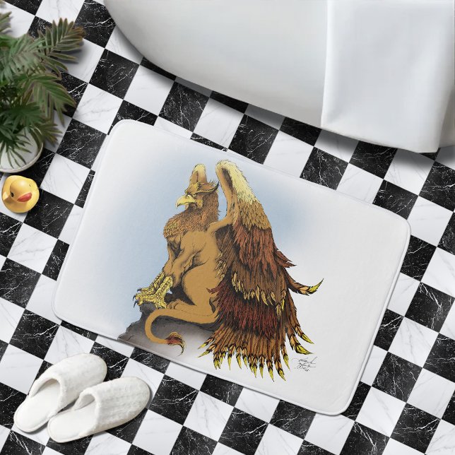 Brown Griffin Fantasy Badematte (Von Creator hochgeladen)