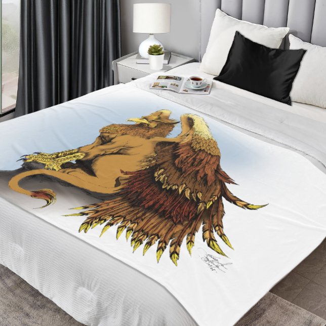 Brown Griffin Fantasy Fleecedecke (Von Creator hochgeladen)
