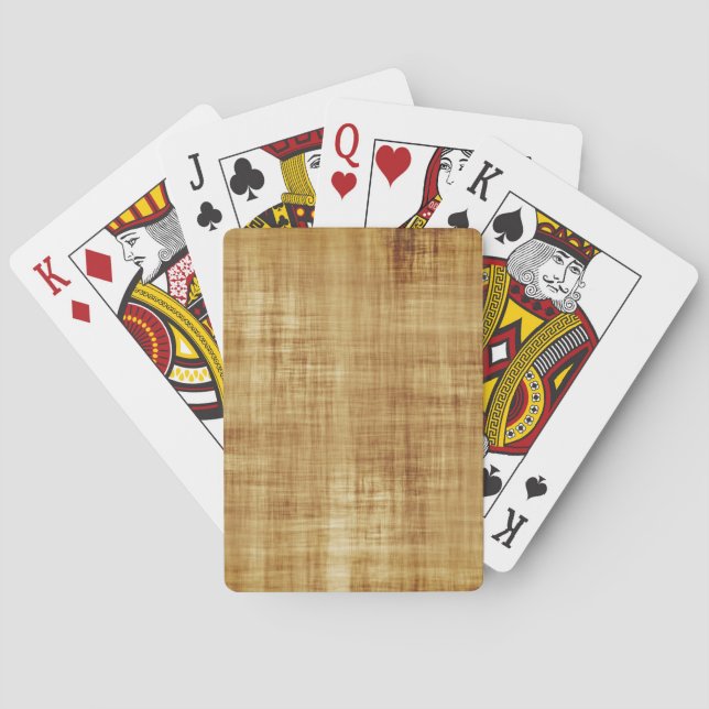 Brown Grunge Spielkarten (Rückseite)