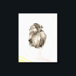 Brown Hair Top Knot Bun Leinwanddruck<br><div class="desc">Top Knot Sailor Streifen I von Jennifer Paxton Parker. | 138995GG</div>