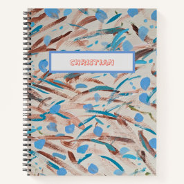 Brown hat die Blues Personalisiertes Notebook Notizbuch
