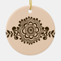 Brown Henna Tattoo - Brown Mehendi Motifs