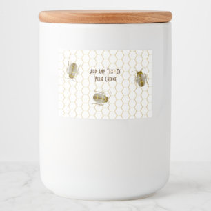 Brown Honey Bee Honeycomb Apiarist Bee Keeper Lebensmitteletikett