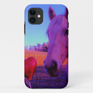 Brown Horse and Red Heart Case-Mate iPhone Hülle