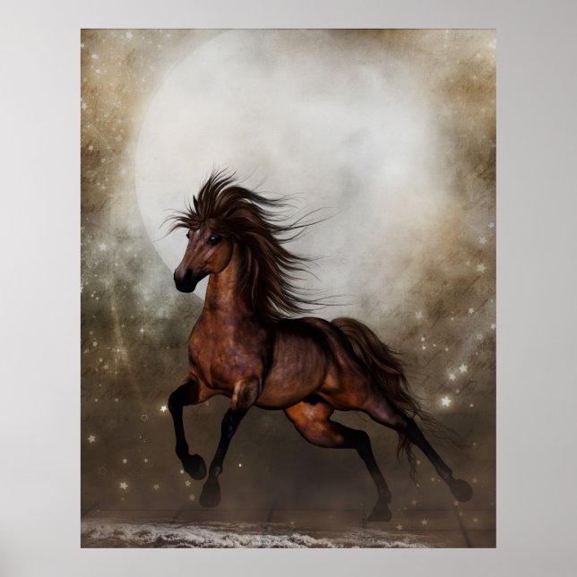 Brown Horse Poster (Vorne)
