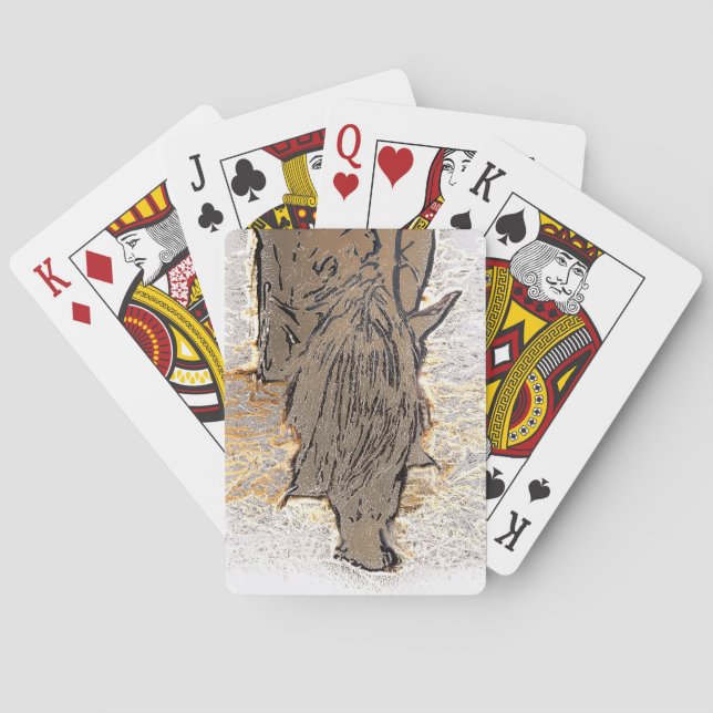 BROWN HORSE SPIELKARTEN (Rückseite)