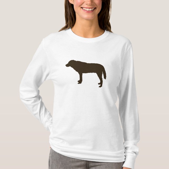 Brown-HundeHoodie T-Shirt (Vorderseite)