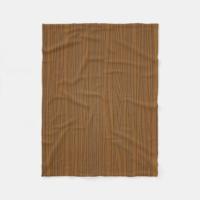 Brown-Imitat-hölzerne Korn-Illustration Fleecedecke (Vorderseite)