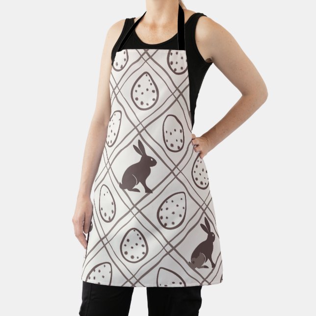 Brown Kariert Oaster Schürze (InSitu)