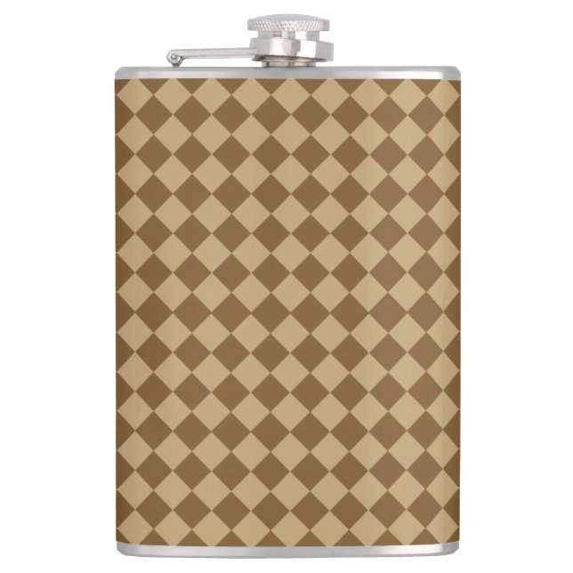 Brown-Kombinations-Diamant-Muster durch STaylor Flachmann (Vorderseite)