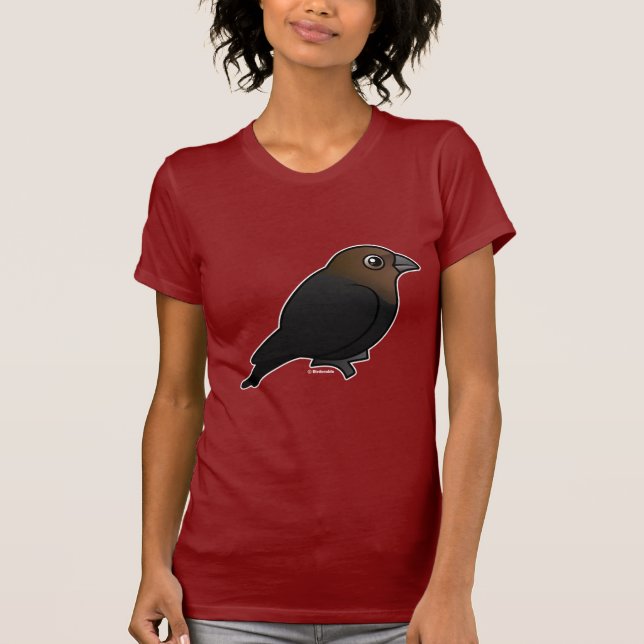 Brown-köpfiger Cowbird T-Shirt (Vorderseite)