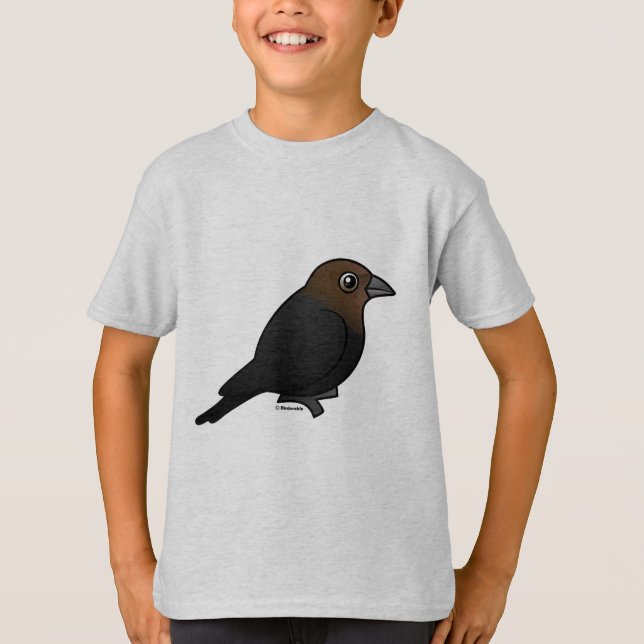 Brown-köpfiger Cowbird T-Shirt (Vorderseite)