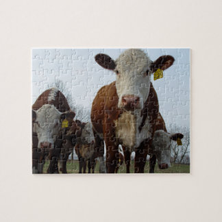 Brown-Kuh-Puzzlespiel