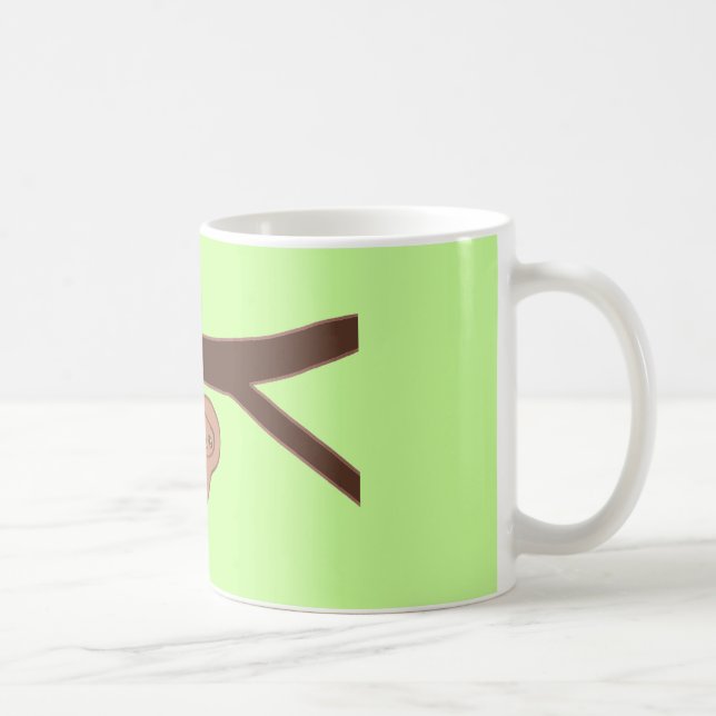 Brown lächelt mit Herznase Kaffeetasse (Rechts)