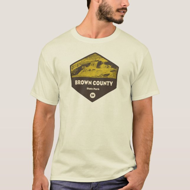 Brown Landkreis Staat Park Indiana T-Shirt (Vorderseite)