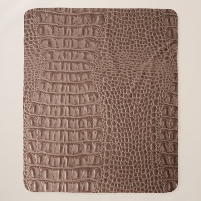 Brown leather texture background close up macroski sherpadecke (Vorderseite)