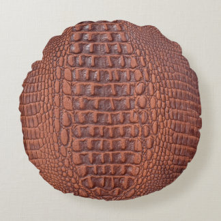 Brown leather texture backgroundabstract,aged,anim rundes kissen