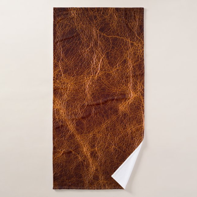 Brown leather textureleather,texture,background,ar badehandtuch (Badehandtuch)