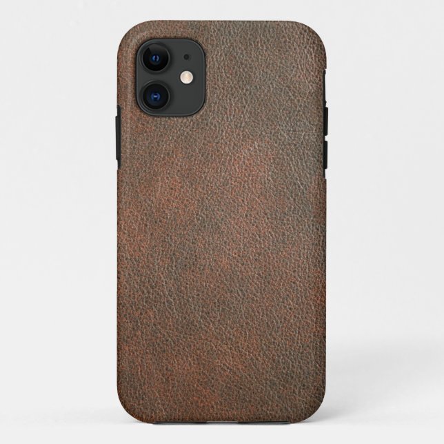 Brown-Leder Case-Mate iPhone Hülle (Rückseite)