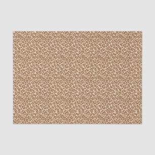 Brown Leopard Print Seidenpapier