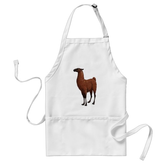 Brown Llama Schürze (Vorne)