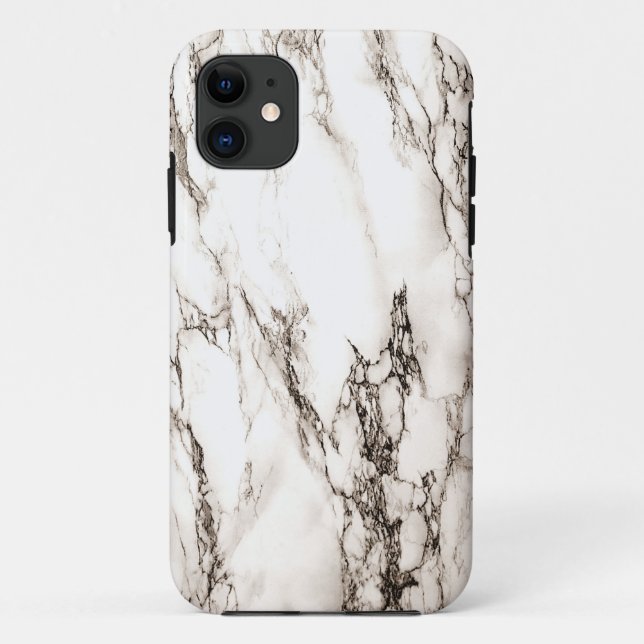 Brown Marble Case-Mate iPhone Hülle (Rückseite)