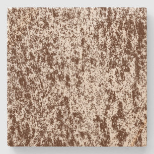Brown Marble Gepunktet Square Stone Untersetzer