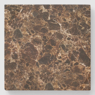 Brown Marble Gepunktet Square Stone Untersetzer