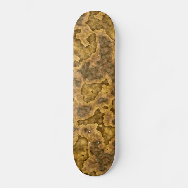 Brown Marble Skateboard (Vorderseite)