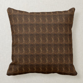 Brown maserte Druck-BaumwollWurfs-Kissen 20x20 Kissen