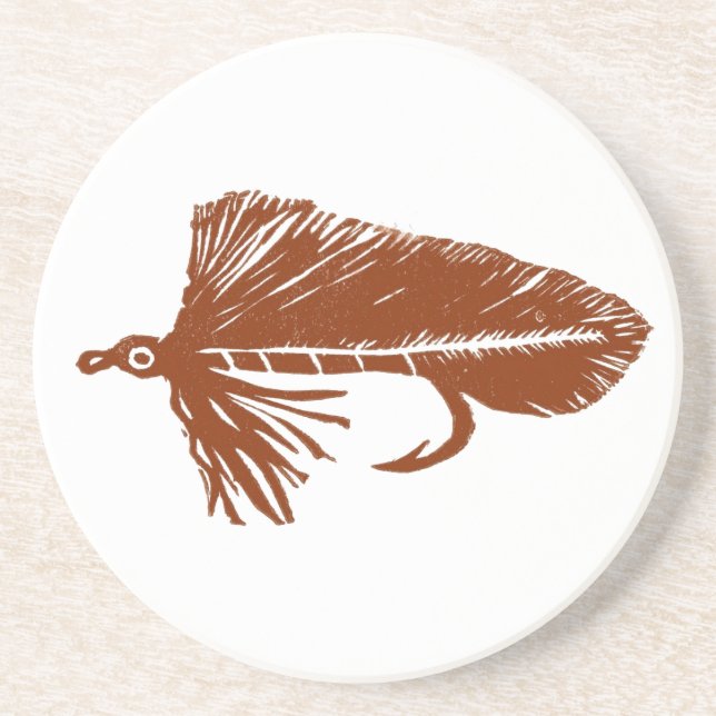Brown Matuka Streamer Foreut Fly Untersetzer (Vorne)