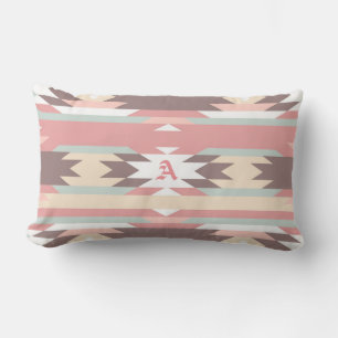 Brown, Mauve & Green Aztec, Coussin du sud-ouest