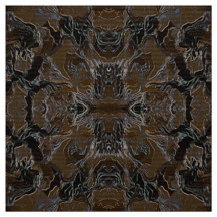 Brown Metallic Look Design von Cammo Stoff