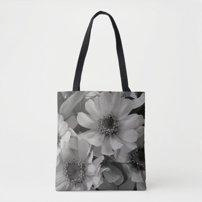 Brown Mit Augen Susan Blume Tasche (Vorderseite)